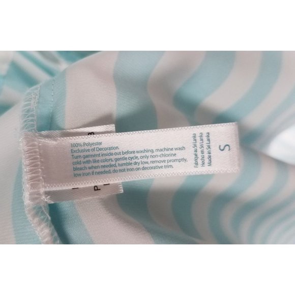 Betsey Johnson Women's Sz. S Tiffany Blue & White "Wifey" Embroidered Robe - Picture 4 of 6